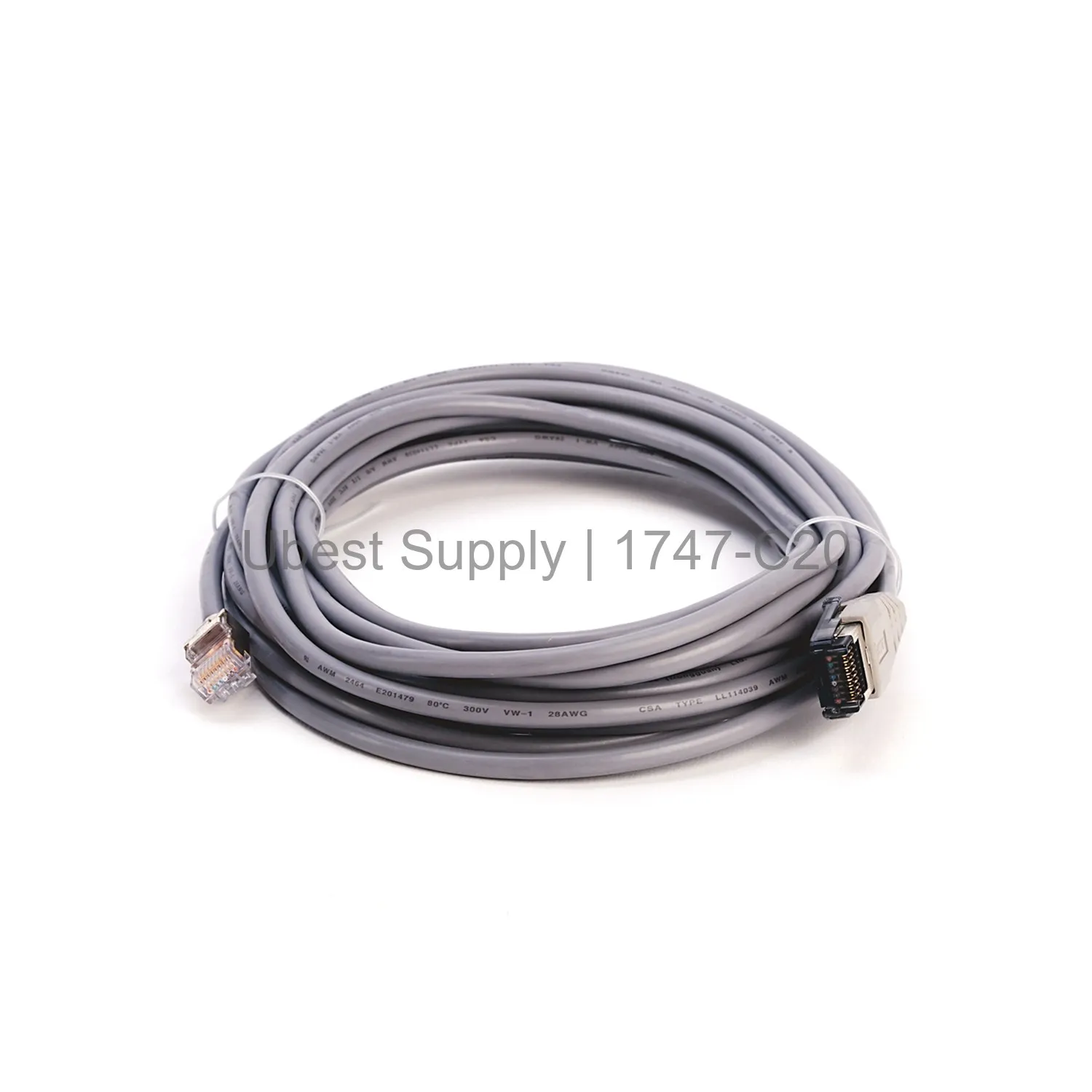 Allen-Bradley 1747-C20 SLC 500 Programming Cable 20 ft