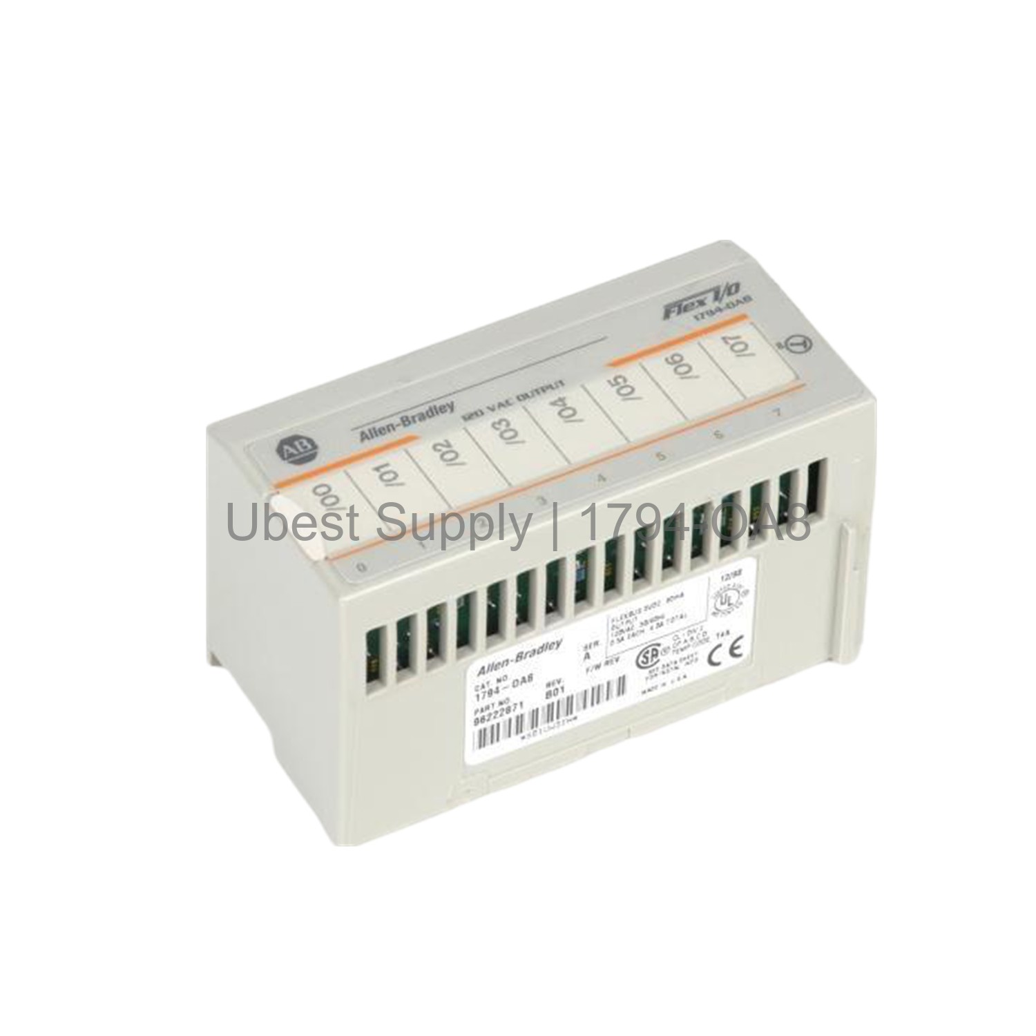 Allen-Bradley 1794-OA8 Flex I/O Digital Output Module 120V AC 4A