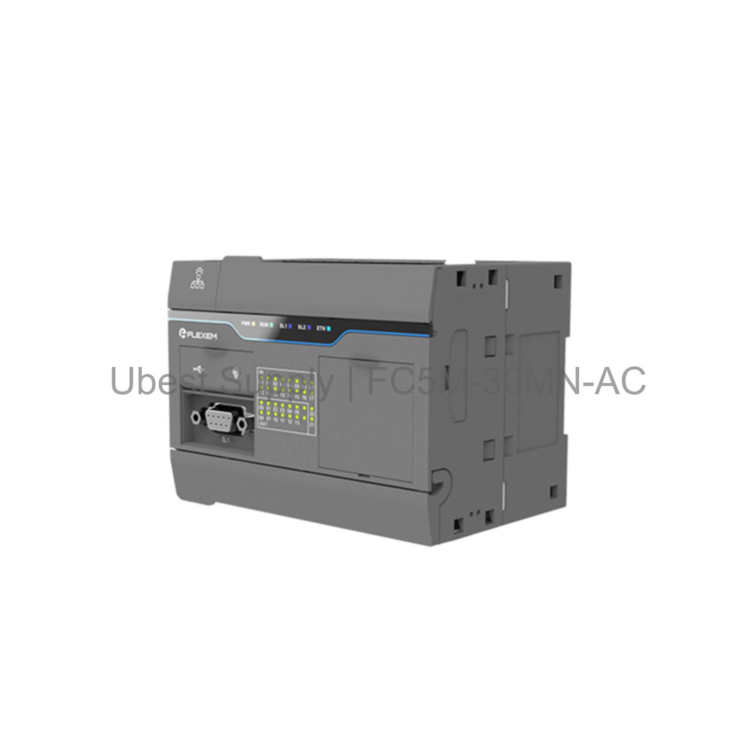 Flexem FC5M-30MN-AC PLC Controller with 18 Inputs and 12 Outputs