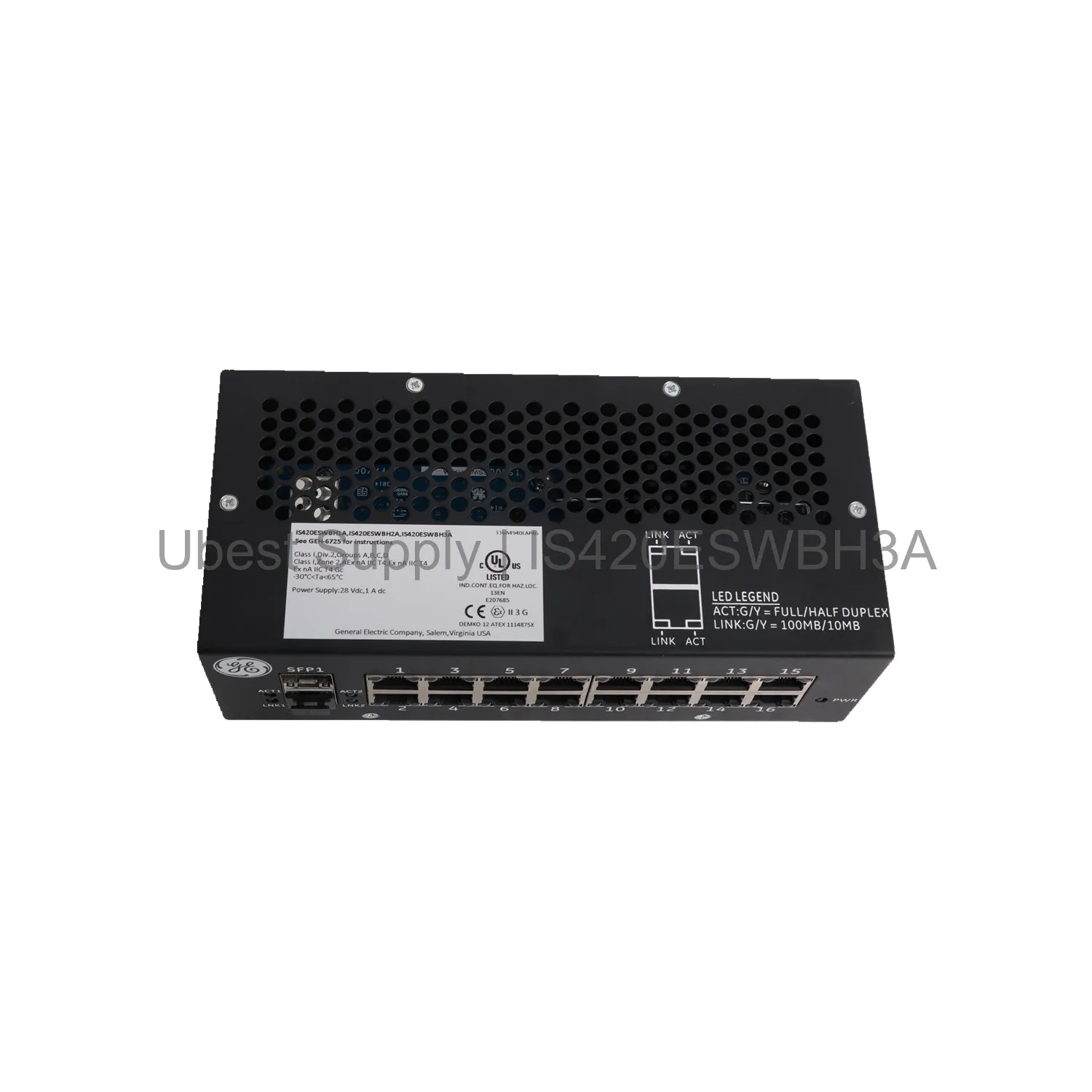 GE IS420ESWBH3A Mark VIe Series Ethernet Switch