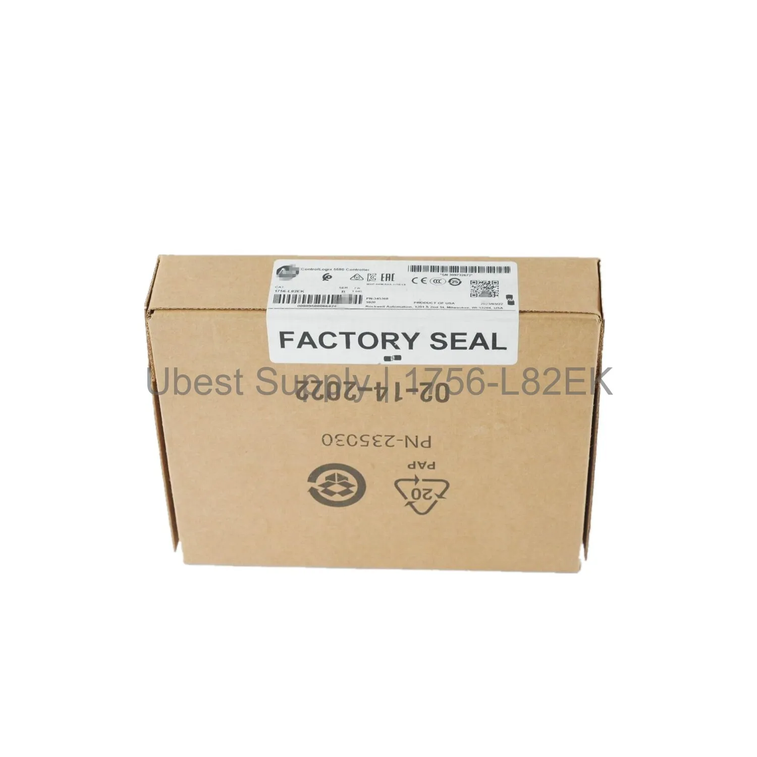 1756-L82EK Allen-Bradley ControlLogix 5580 PLC Controller