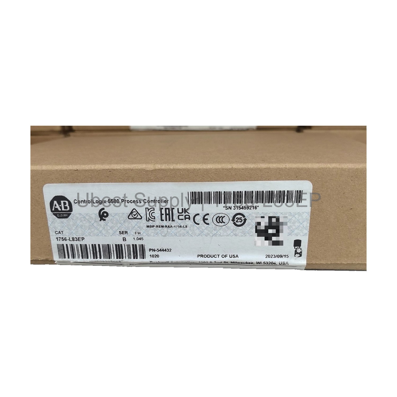 1756-L83EP Allen-Bradley ControlLogix 5580E Process Controller