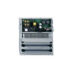 Figure 2: Technical layout and connection details for the Schneider 170AMM09000 industrial automation component.