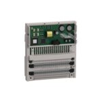 Figure 1: Front view of the Schneider 170ANR12091 industrial automation component showing its physical design and enclosure.