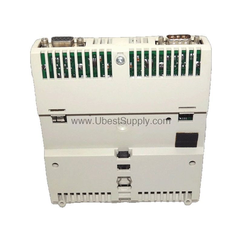 Figure 1: Front view of the Schneider 170BAI03600 industrial automation component showing its physical design and enclosure.
