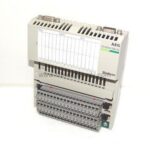 Figure 1: Front view of the Schneider 170BAM09600 industrial automation component showing its physical design and enclosure.