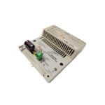 Figure 1: Front view of the Schneider 170ENT11000 industrial automation component showing its physical design and enclosure.